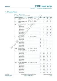 PDTD143XUX Datasheet Page 6