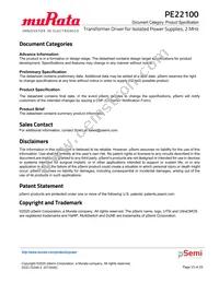 PE22100A-X Datasheet Page 23