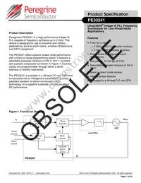 PE33241MLEA-X Datasheet Cover