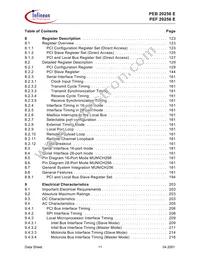 PEB 20256 E V2.2 Datasheet Page 11