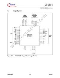 PEB 20256 E V2.2 Datasheet Page 22