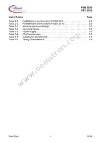 PEB 2026 T-S V1.1 Datasheet Page 5