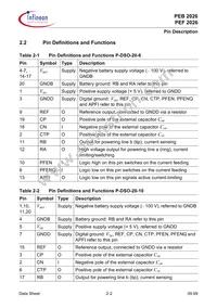 PEB 2026 T-S V1.1 Datasheet Page 9