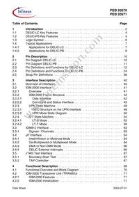PEB 20571 F V3.1 Datasheet Page 5