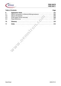 PEB 20571 F V3.1 Datasheet Page 11