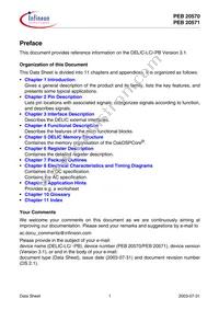 PEB 20571 F V3.1 Datasheet Page 18