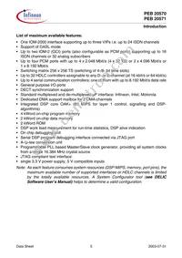 PEB 20571 F V3.1 Datasheet Page 22