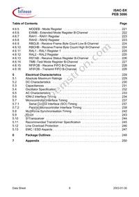 PEB 3086 H V1.4 Datasheet Page 8