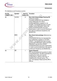 PEB20320H-V34 Datasheet Page 18