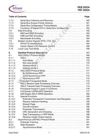 PEB20534H52-V2.1 Datasheet Page 7