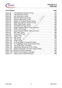 PEB2256H-V12 Datasheet Page 11