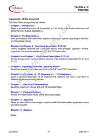 PEB2256H-V12 Datasheet Page 16