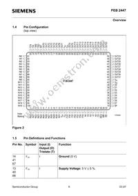 PEB2447H-V12 Datasheet Page 6