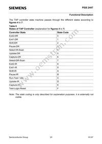 PEB2447H-V12 Datasheet Page 20