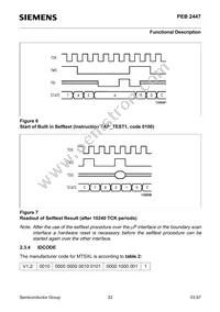 PEB2447H-V12 Datasheet Page 22