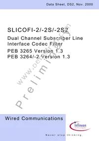 PEB3265H-V13 Datasheet Page 3