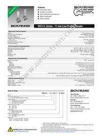 PEC11L-4225F-N0015 Datasheet Cover