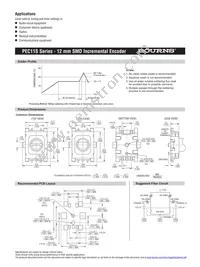 PEC11S-9213K-H0015 Datasheet Page 2
