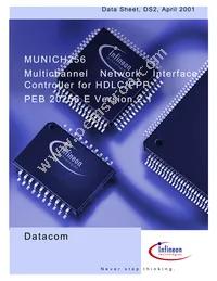 PEF 20256 E V3.2-G Datasheet Cover