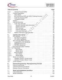 PEF 20256 E V3.2-G Datasheet Page 10