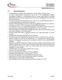 PEF 20256 E V3.2-G Datasheet Page 21