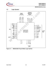 PEF 20256 E V3.2-G Datasheet Page 22