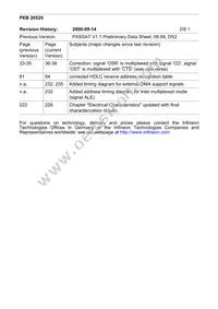 PEF 20525 F V1.3 Datasheet Page 4