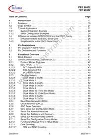 PEF 20532 F V1.3 Datasheet Page 5