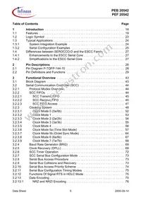 PEF 20542 F V1.3 Datasheet Page 5
