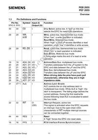 PEF 2055 N V2.1 Datasheet Page 11