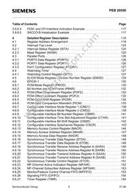 PEF 20550 H V2.1 Datasheet Page 6