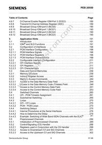 PEF 20550 H V2.1 Datasheet Page 8