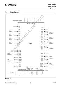 PEF 20550 H V2.1 Datasheet Page 23