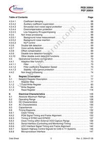 PEF 20954 HT V1.1 Datasheet Page 5