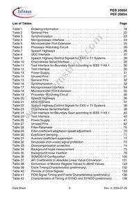 PEF 20954 HT V1.1 Datasheet Page 9