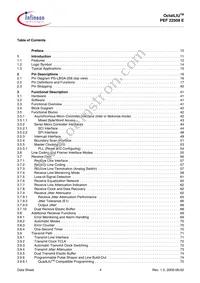 PEF 22508 E V1.1-G Datasheet Page 4