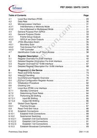 PEF 24470 H V1.3 Datasheet Page 6