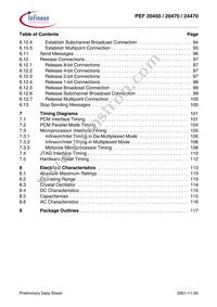 PEF 24470 H V1.3 Datasheet Page 7