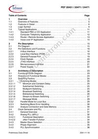 PEF 24471 E V1.3 Datasheet Page 5
