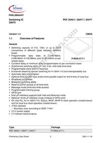 PEF 24471 E V1.3 Datasheet Page 16