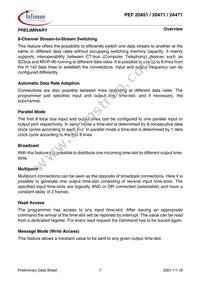 PEF 24471 E V1.3 Datasheet Page 18