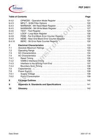 PEF 24911 H V2.2 Datasheet Page 7