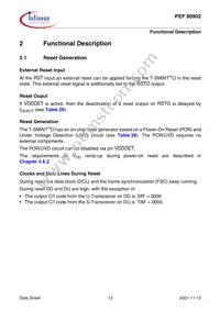 PEF 80902 H V1.1 Datasheet Page 21