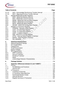 PEF 82902 F V1.1 Datasheet Page 8