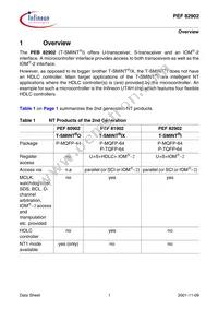 PEF 82902 F V1.1 Datasheet Page 13