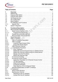 PEF 82912 F V1.4 Datasheet Page 5