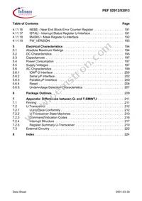 PEF 82912 F V1.4 Datasheet Page 9