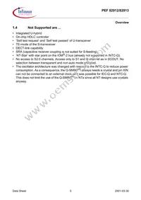 PEF 82912 F V1.4 Datasheet Page 19