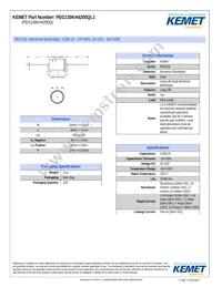 PEG130KH4200QL1 Datasheet Cover