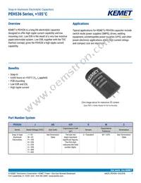 PEH536VCD3180M2 Datasheet Cover